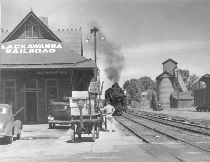 Baldwinsville Railroad Depot 1946